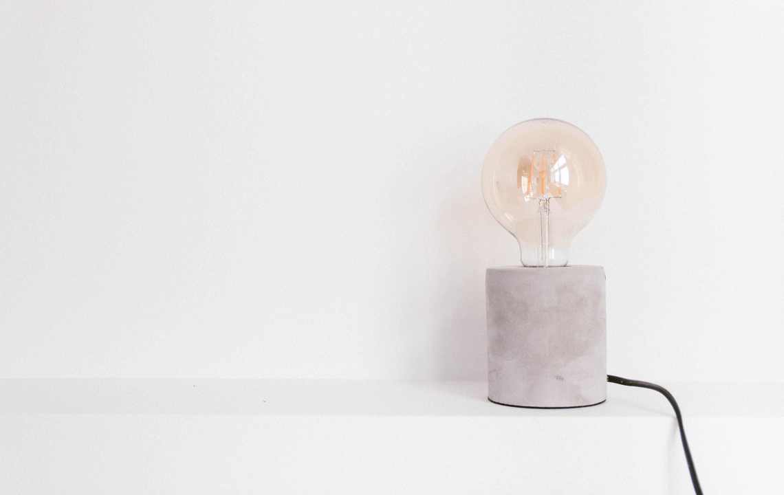 Lampe med lys Lampe med lys