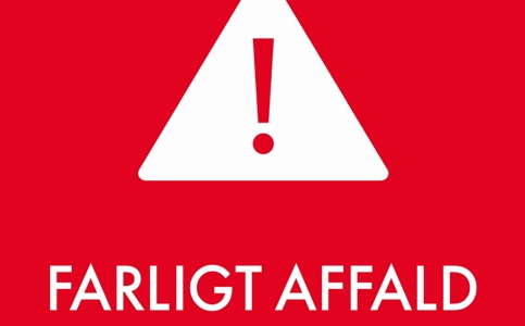 Piktogram farligt affald Piktogram farligt affald